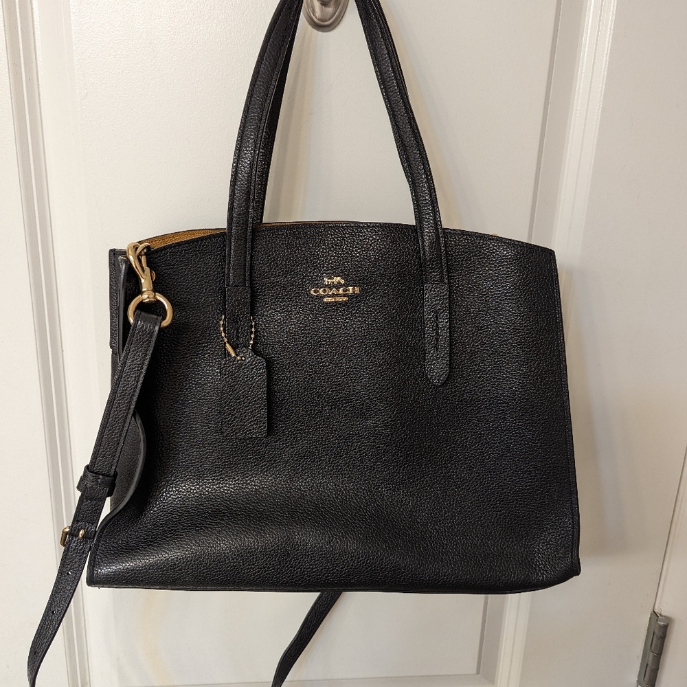 Coach purse with matching wallet and coin purse
